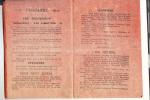 1908 procession programme&nbsp;inside