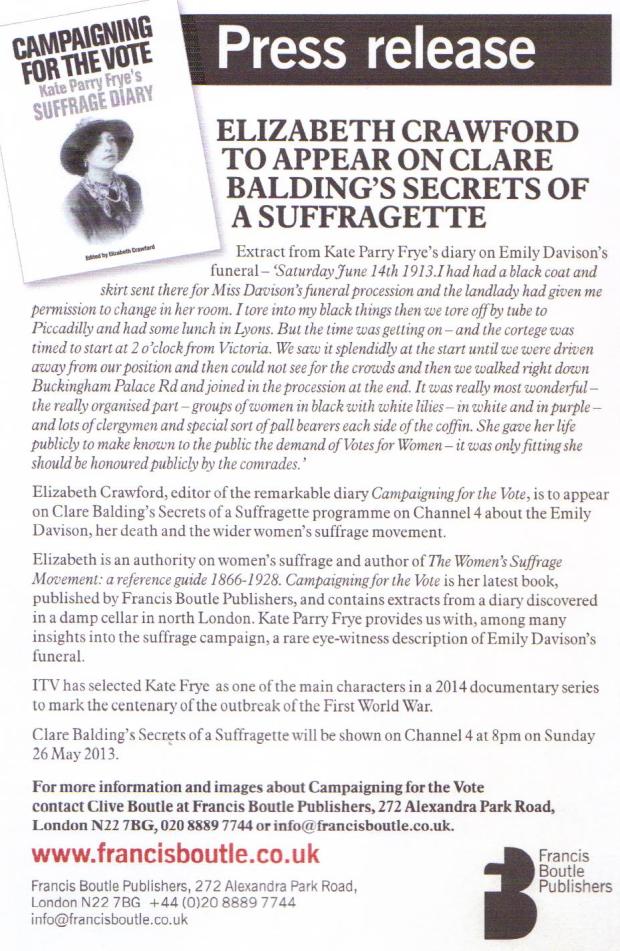 Balding press release