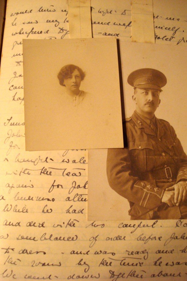 The 'Wedding Day'  page - 9 January 1915 -of Kate Frye's diary