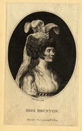 Ann Brunton (as Cordelia in 'King Lear', 1785)..This engraving by T. Cook and William Brent, courtesy of Women in Theatre Collection, Univeristy of Illinois Library