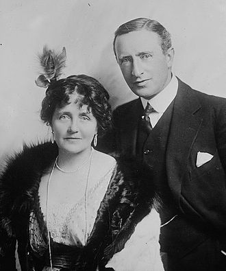 Eva Moore with her husband, H.V. Esmond