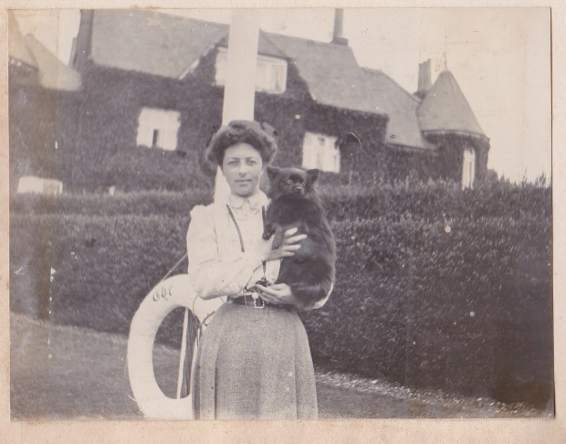 Kate with Mickie in happier days - at The Plat