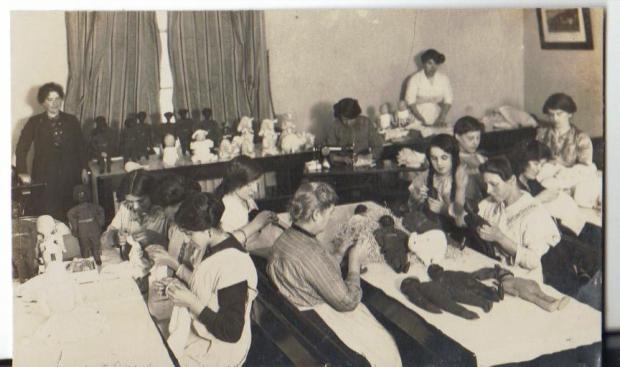 The Toy Factory at Hackney run by the Women's Freedom League, 1914