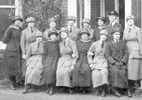 Members of the WRNS and WRAF at Warsash Air Station 1918 (courtesy of RAF Museum website)