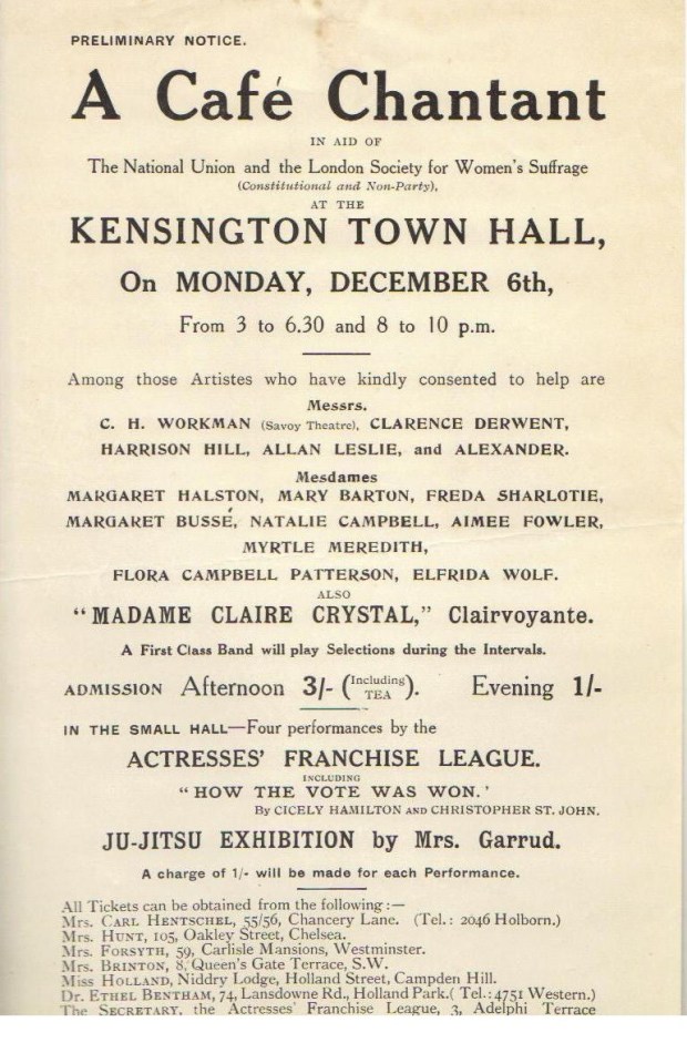 Cafe Chantant NUWSS Dec 1909 - Copy