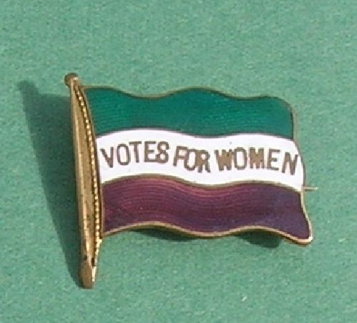 WSPU flag badge