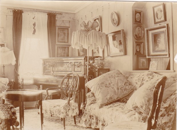 The Drawing Room at the Plat. I wonder where the Christmas Tree stood in 1897?