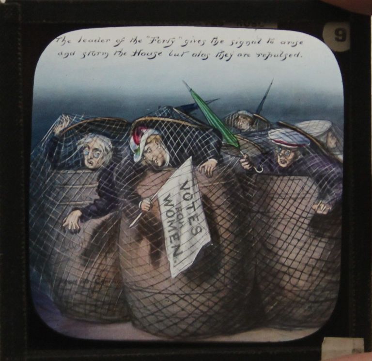 SUFFRAGE OBJECTS: MAGIC LANTERN SLIDES | Woman and her Sphere
